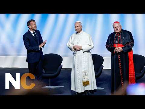 Pope Leo Attends Interfaith Meeting in Metz at Robert Schuman Convention Centre | AK1F