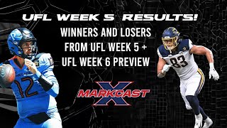 UFL Week 5 Results + Reactions! Winner and Losers From UFL Week 5!!