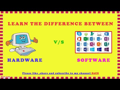 Difference Between Hardware and Software |Hardware v/s Software| Computer Hardware and Software|S2CS