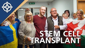 Swedish stem cell donor meets Welsh recipient at UHW