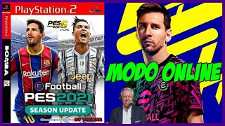 Testando o PES 2021 de PS2 !VILIMAR! com MODO ONLINE! Jogo Mitologico!MengãovsVasco!TOPZEIRA DEMAIS!