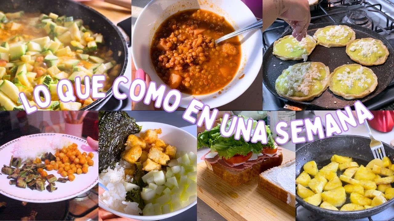 lo que comí en una semana de mayo aunque ya es casi agosto♡