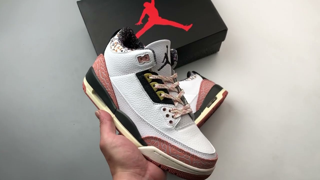 Air Jordan 3 Vintage Floral White Red Stardust 441140 100  Sale