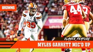 Myles Garrett Mic'd Up in Week 5 vs. 49ers | Browns Countdown