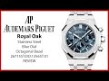 ▶ Audemars Piguet Royal Oak Chronograph Stainless Steel Blue Dial 26715ST.OO.1356ST.01 - REVIEW