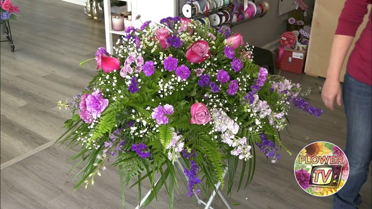 Designing a Casket Spray YouTube