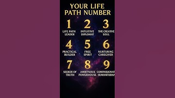 Your Life Path Number! #LifePathNumber #Numerology  #AstrologyVibes  #SoulPurpose #DivineNumbers