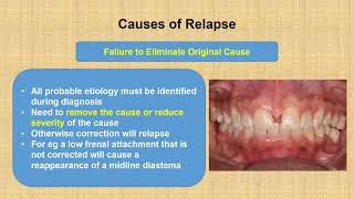 Retention & Relapse