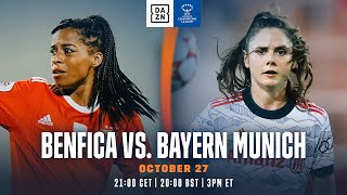 Benfica - FC Bayern München | UEFA Women's Champions League 2022-23 Spieltag 2 Ganzes Spiel