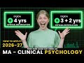 MA Clinical Psychology 2026 - New Rules & Guidelines | Eligiblity Criteria? #clinicalpsychology