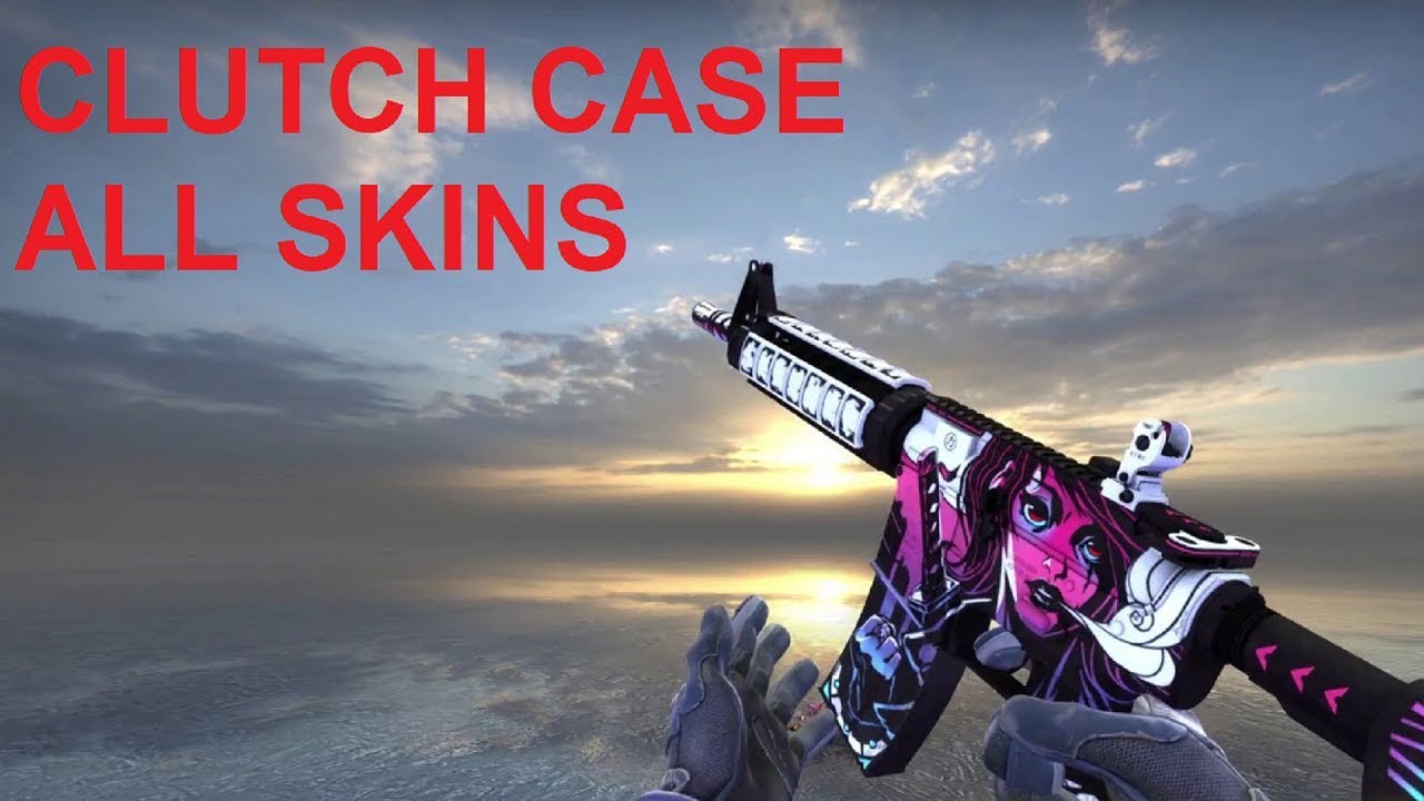 CSGO Clutch Case All Skins Showcase + Prices 2018 YouTube