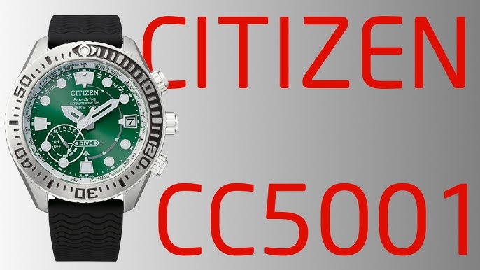 Detailed look at the Citizen Satellite Wave GPS Diver CC5006-06l - YouTube