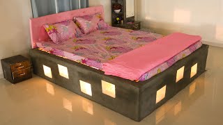 😎High Luxury bad Making at home..!! 🥰 Super Cement Craft Ideas 🥰
