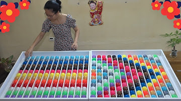 Satisfying ASMR 🎧 | Relaxing Puzzle Game Featuring Color Ball Sorting Fun!