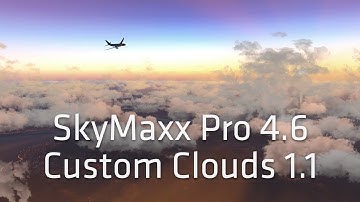 X-Plane 11 – SkyMaxx Pro 4.6 – Custom Clouds 1.1 (cinematic)