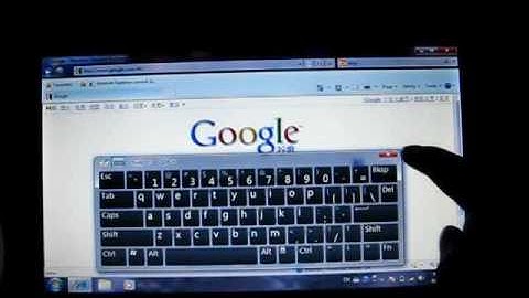 Jumper JK01-TT Tablet PC multi-touch operation