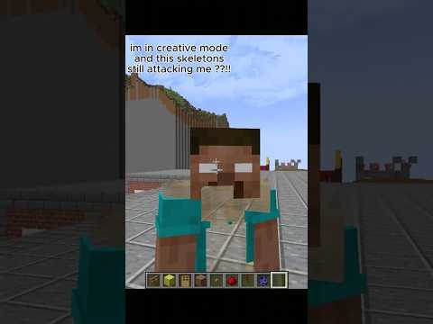 weird corrupted army of skeletons #minecraft #scary#fun #fyp #tiktok #horror #mod