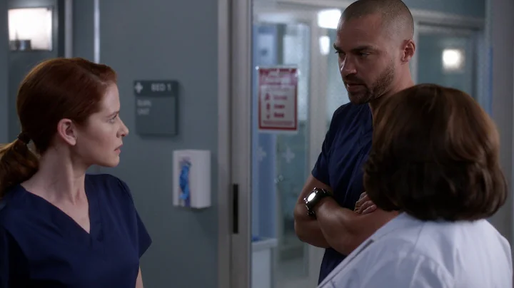 April stands up to Jackson and Bailey  Greys Anato...