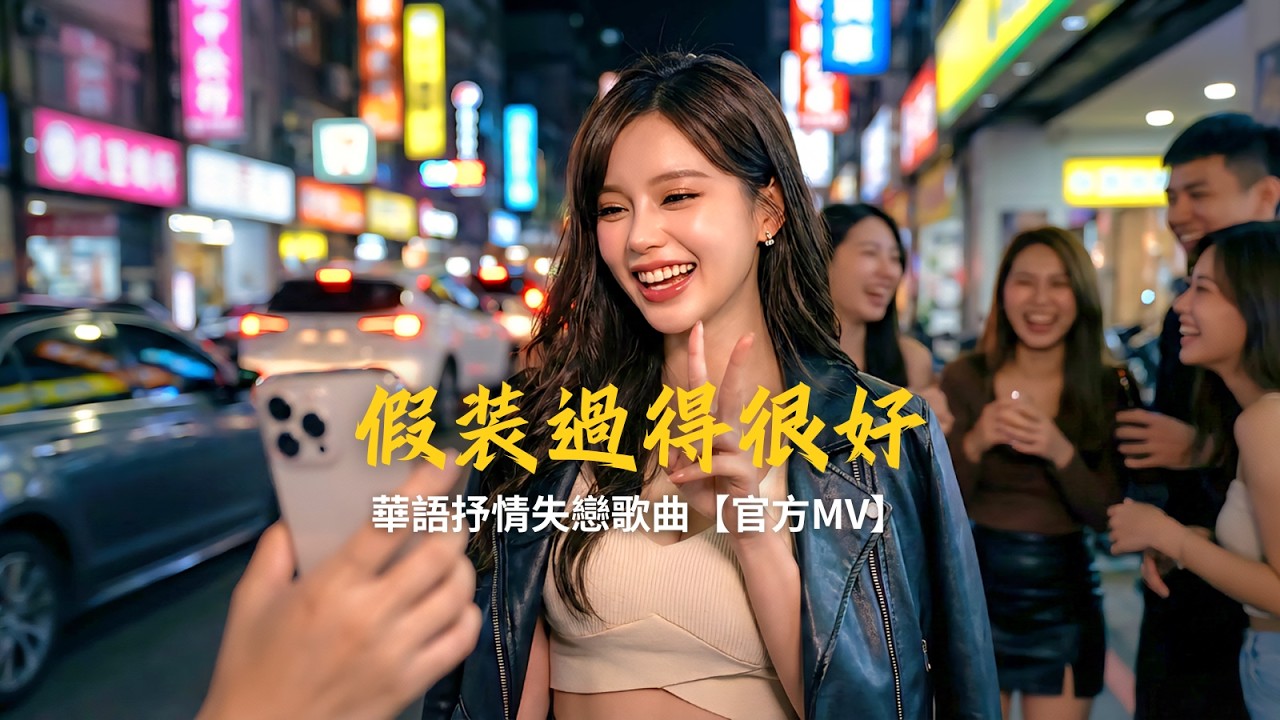 【假装過得很好】｜在限動裡演得很灑脫的人｜分手後只在被子底下崩潰的深夜歌｜學會把你的名字說成過去式｜華語抒情失戀歌曲【官方MV】