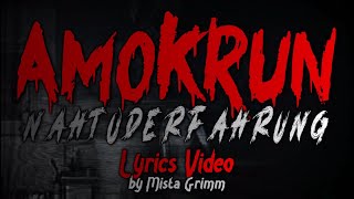 AmoKRun - Nahtoderfahrung (Lyrics Video) Resimi
