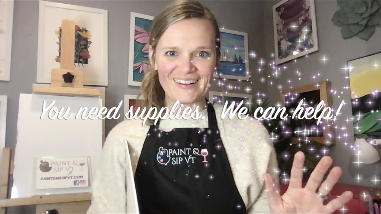 Paint and Sip Supplies for Groups and Teams - Paint and Sip VT