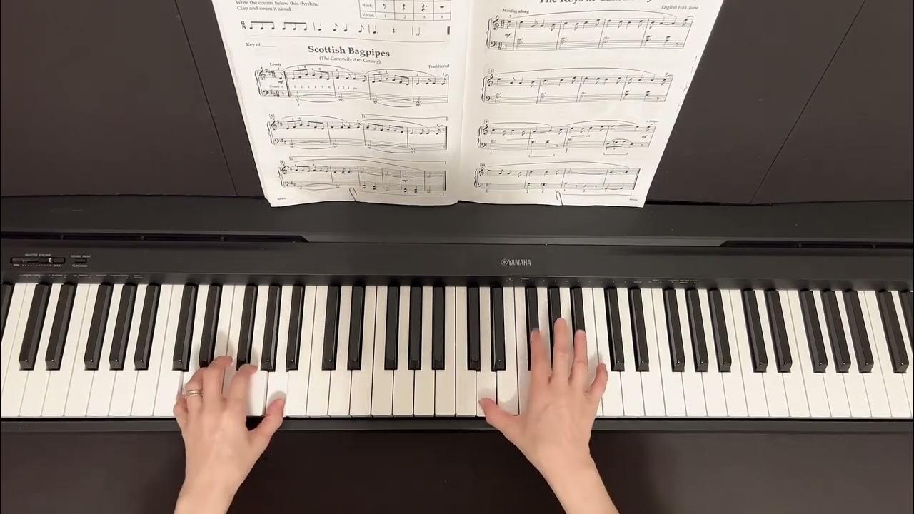 Scottish Bagpipes (P.40) Bastien New Traditions, All In One Piano