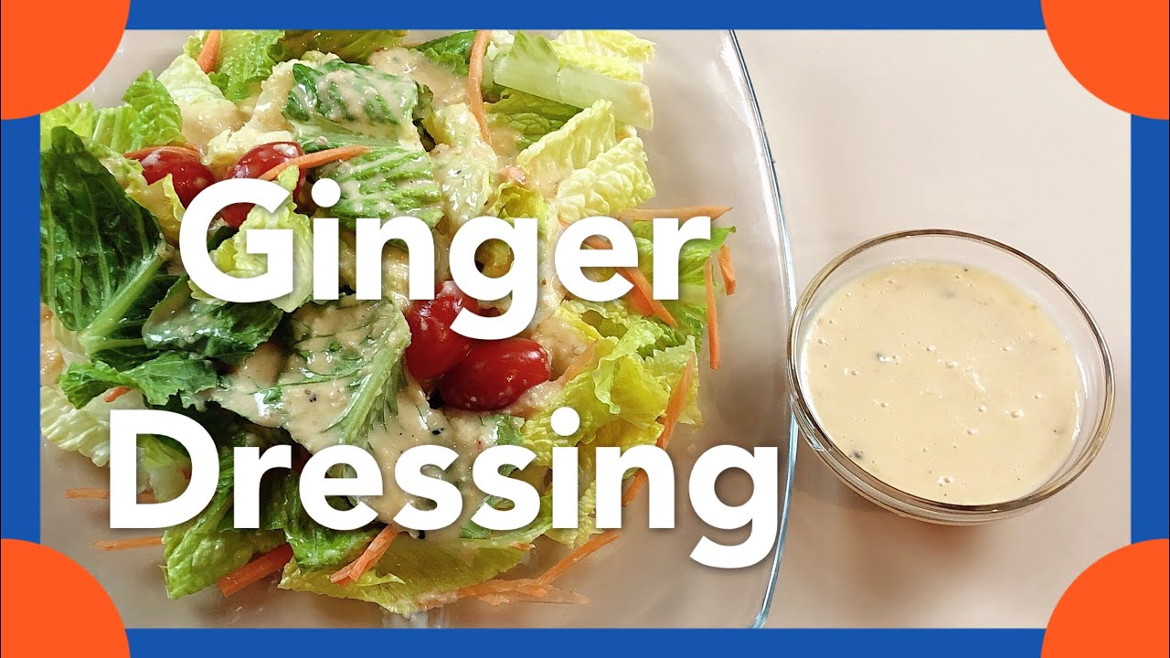 How to Make Japanese Ginger salad Dressing ( Japanese Restaurant Style