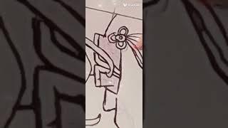 كيف رسم كاناو من انمي قاتل الشياطين