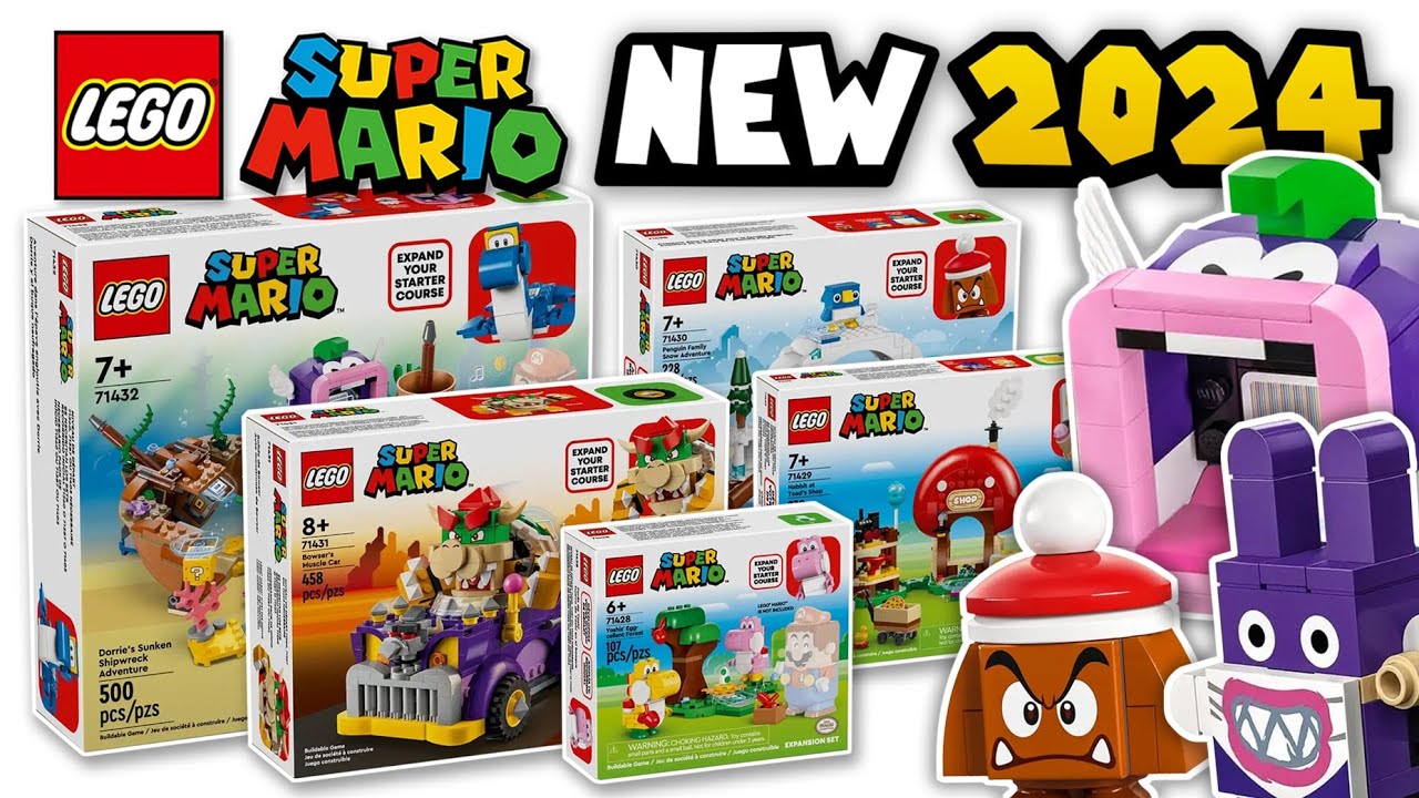 LEGO Super Mario 2024 Sets Officially Revealed - The Brick Fan