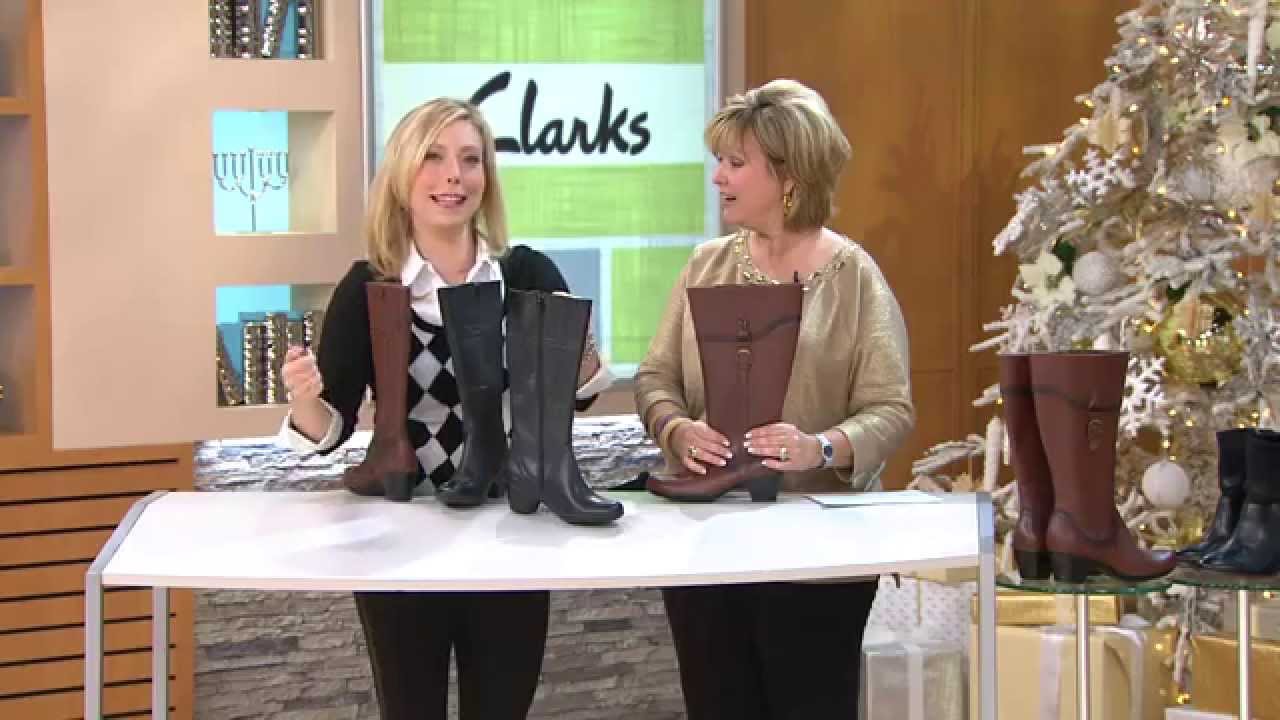 clarks calf boots
