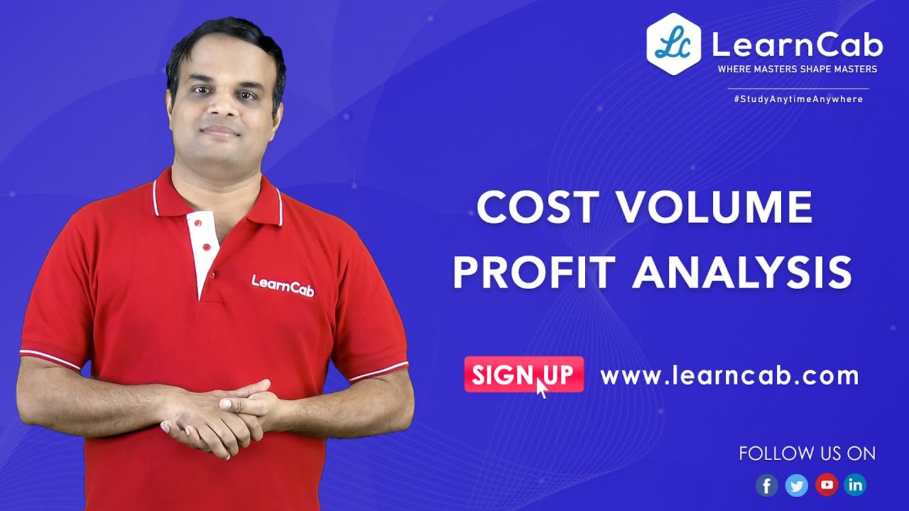 Cost-Volume-Profit (CVP) Analysis | CA IPCC | CA ...