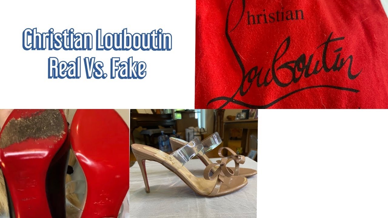 Christian Louboutin Real vs Fake comparison ( link in description) 