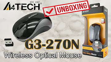 UNBOXING G3-270N A4Tech Bluetooth Wireless optical Budget Mouse for your computer or Laptop