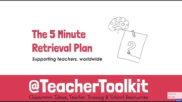 The 5-Minute Retrieval Plan