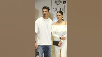 #yuvikachaudhary looking so pretty click pics with husband #princenarula at #karankundra birthday