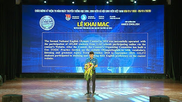 Khai mạc Hội thi Olympic tiếng anh học sinh, sinh viên toàn quốc