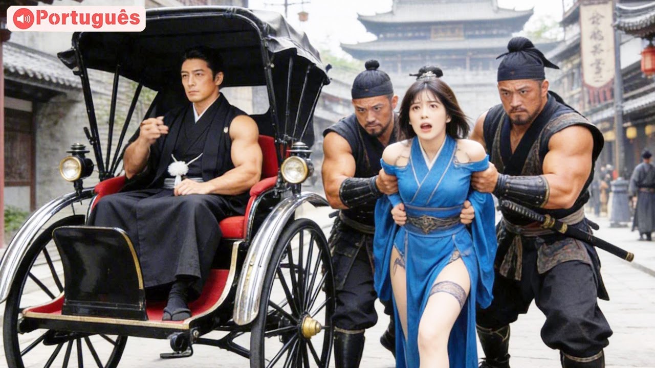 Valentões assediam uma garota pobre… Para fugir, ela sobe na carruagem do príncipe—sua vida muda!