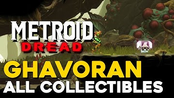 Metroid Dread Ghavoran All Collectible Locations (100% Items) (All Missile Tanks, Energy Tanks...)