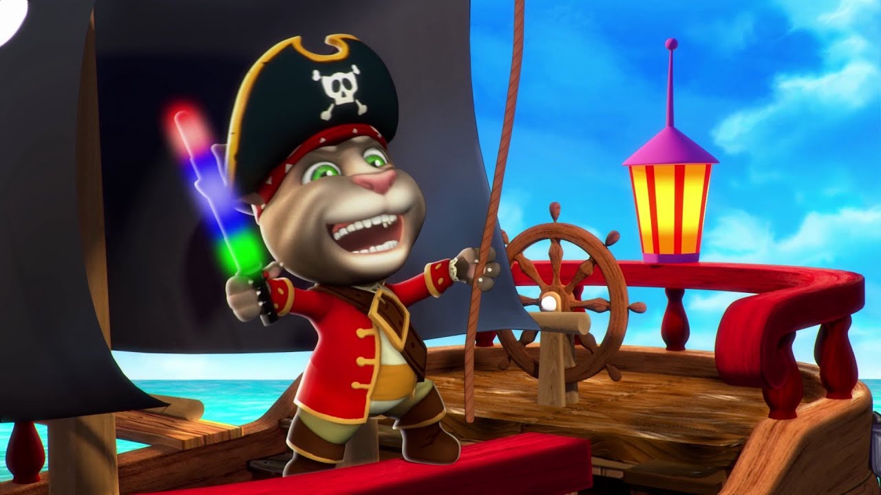 Talking Tom Shorts 22 - Power Pirates - YouTube