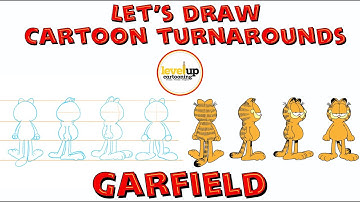Garfield Turnaround Video Drawing Tutorial | Step by Step
