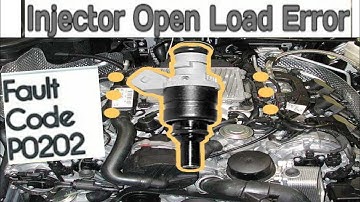 P0202 INJECTOR CIRCUIT FAULT open short circuit/Bad Injector
