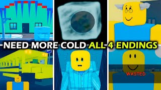 🧊 NEED MORE COLD 🧊 - (Full Walkthrough + All 4 Endings) - Roblox
