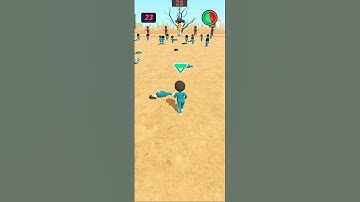 k sniper challenge head short game squid game 3D play with solo player #jondada #squidgame #shorts