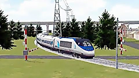 Train Sim - Port of Call Using Acela Express - Simulasi Kereta Api