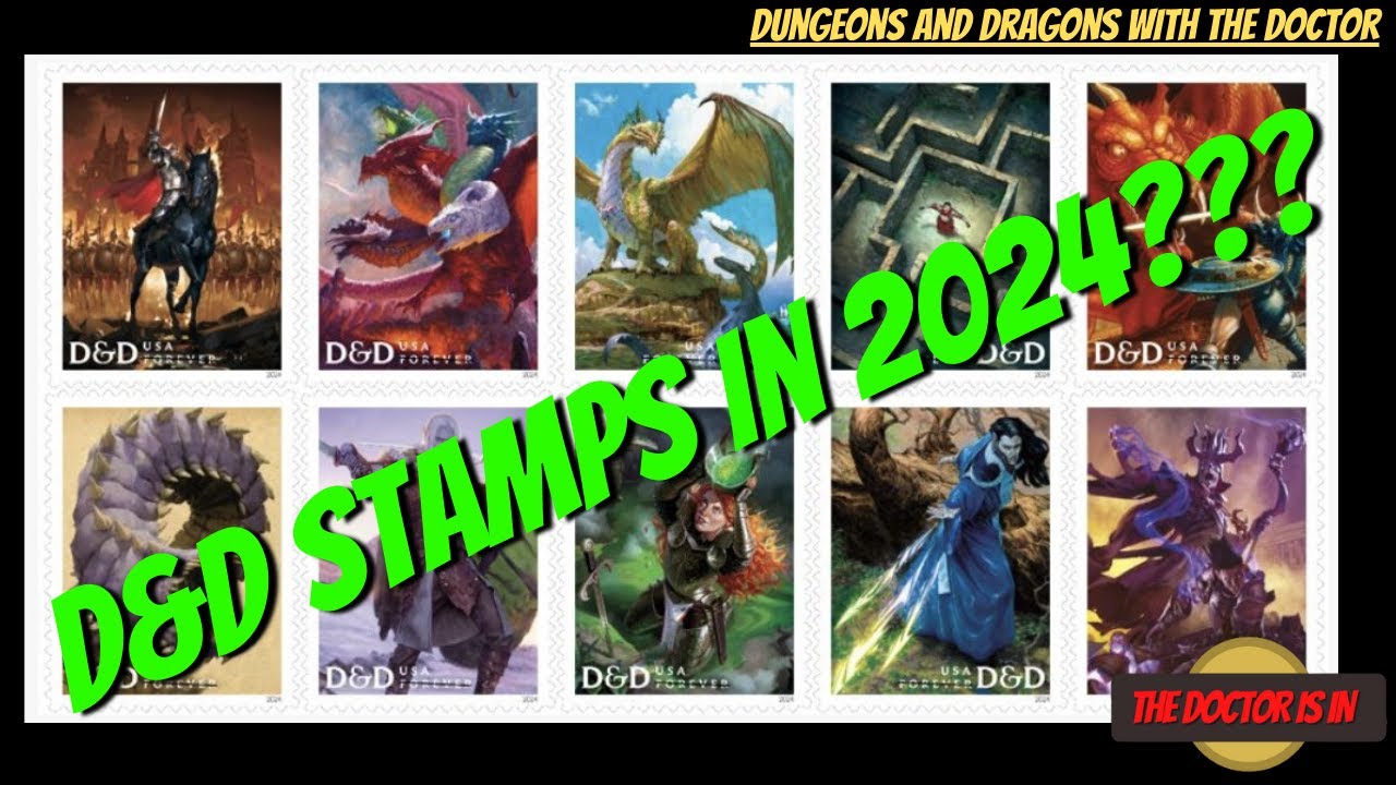 Bring DUNGEONS & DRAGONS to Your Letters in 2024 with These Stamps - Nerdist