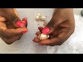 Pearls beaded necklace/ diy pearl tutorial- ivory beaded necklace tutorial