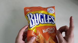 BUGLES NACHO CHEESE FLAVOR REVIEW