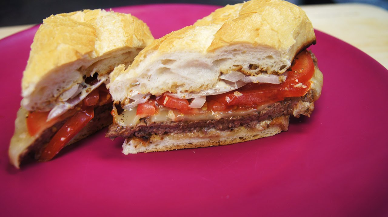 Fried Steak Sandwich With Spicy Mayo Recipe - YouTube