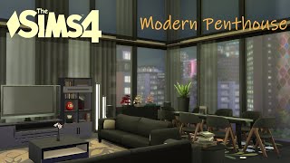 Modern Penthouse | Fountainview Penthouse | The Sims 4 | Speed Build &amp; Tour