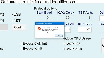 VCDS Ross-Tech USB interface not found